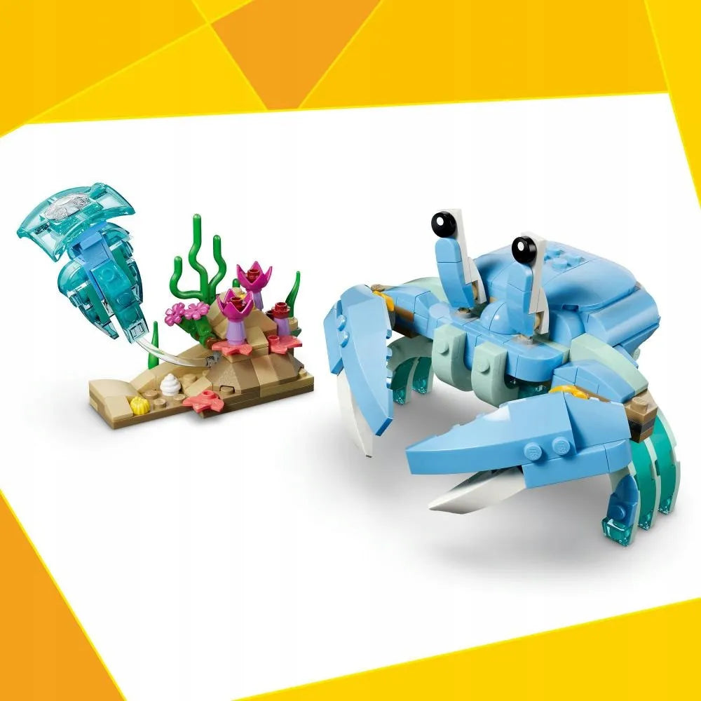 LEGO CREATOR Jūros gyvūnai: gražus delfinas 3 viename 31385