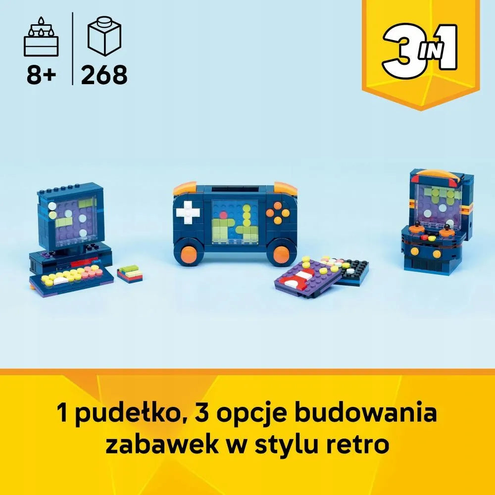 LEGO CREATOR Retro formato žaidimų konsolė 3-in-1 31380