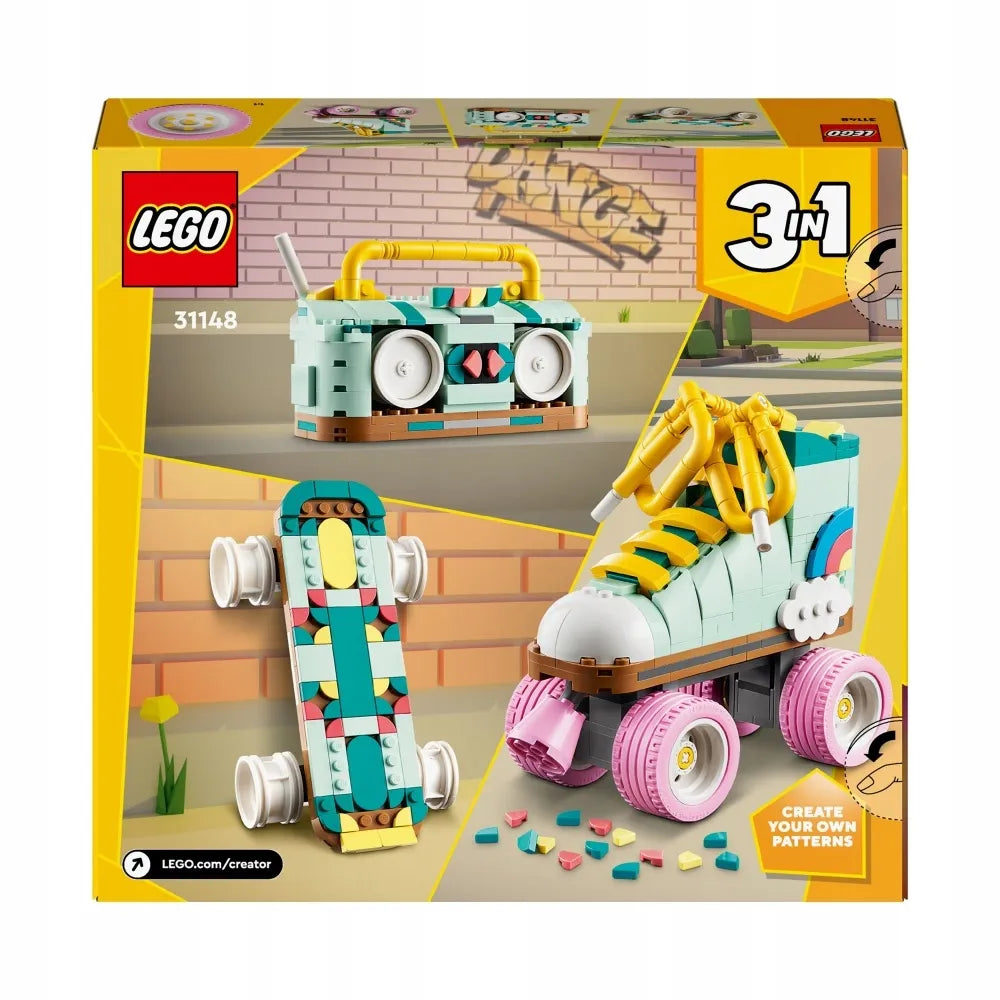 LEGO CREATOR Retro stiliaus riedučiai 3-viename 31148