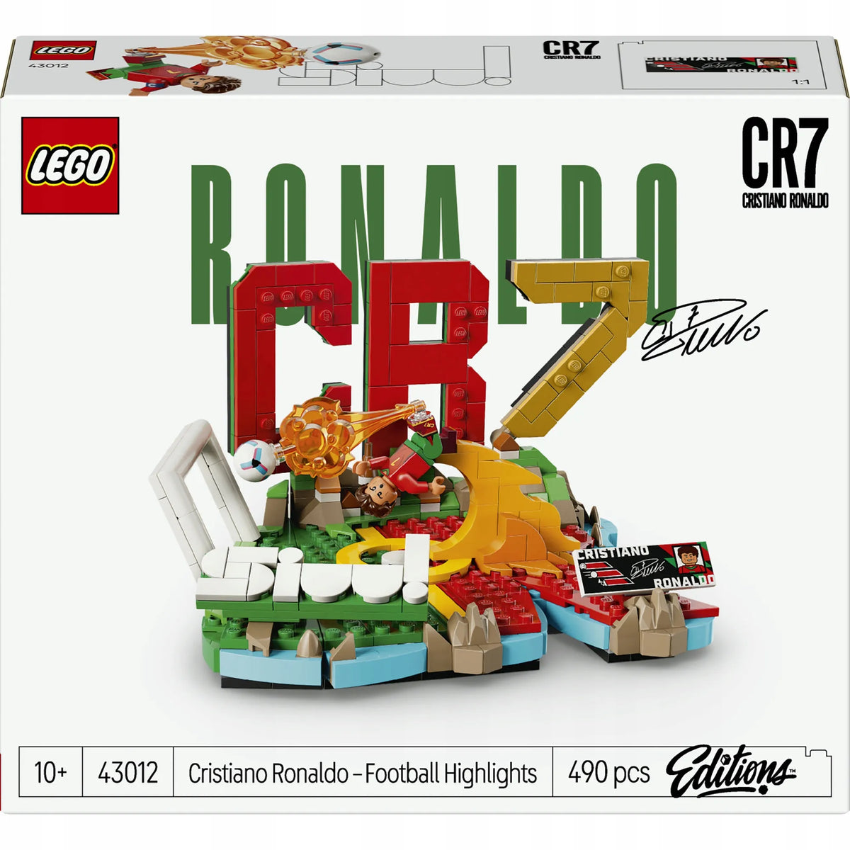 LEGO Editions Football 43012 Cristiano Ronaldo futbolo akimirkos