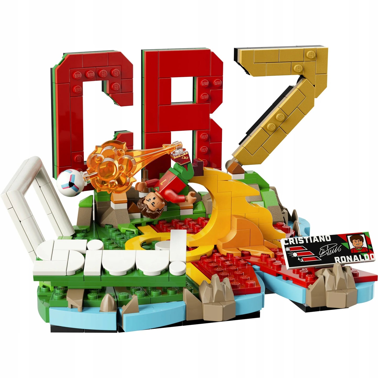 LEGO Editions Football 43012 Cristiano Ronaldo futbolo akimirkos