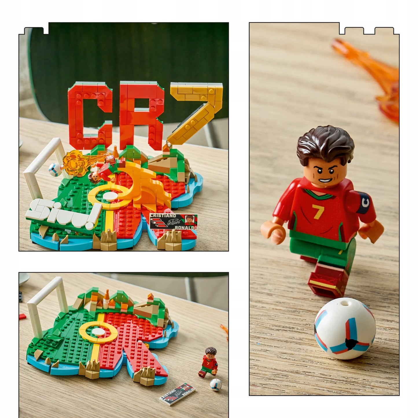 LEGO Editions Football 43012 Cristiano Ronaldo futbolo akimirkos