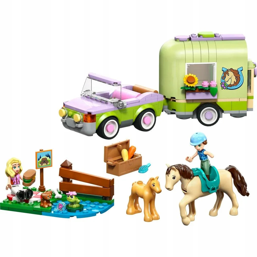 LEGO FRIENDS Arklių ir kumeliuko priekaba 42695