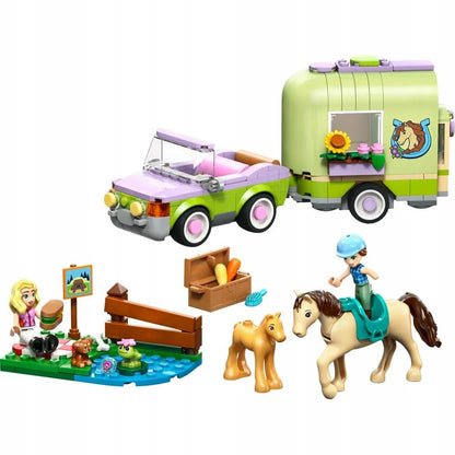 LEGO FRIENDS Arklių ir kumeliuko priekaba 42695