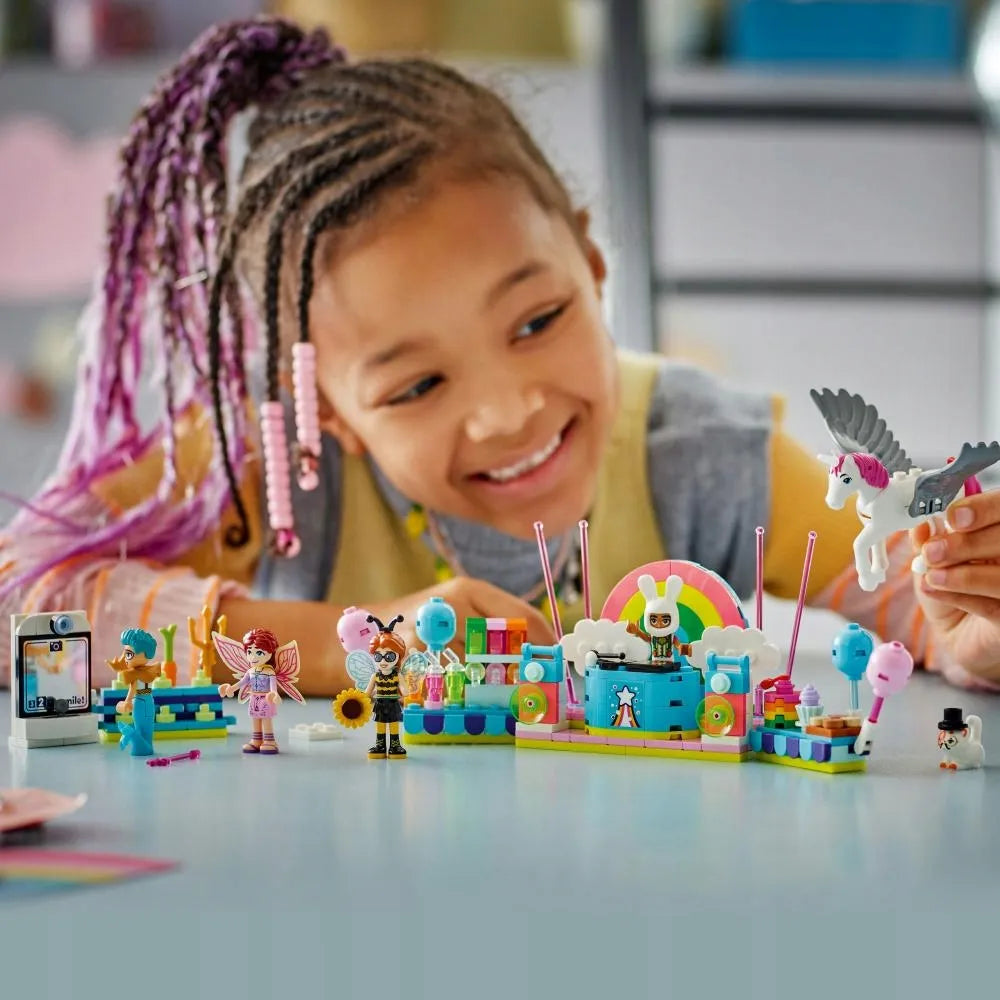 LEGO Friends Persirengėlių vakarėlis su vienaragiu ir fėja 42661