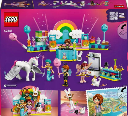 LEGO Friends Persirengėlių vakarėlis su vienaragiu ir fėja 42661