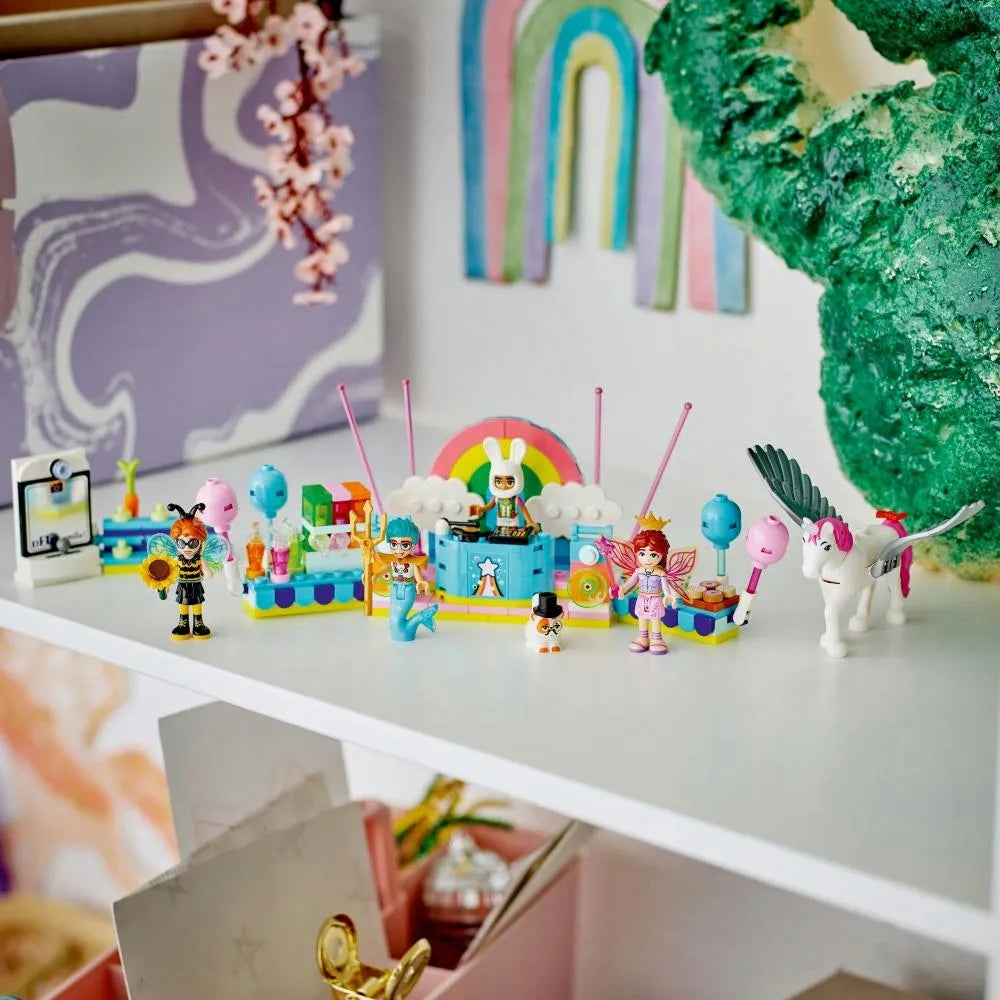 LEGO Friends Persirengėlių vakarėlis su vienaragiu ir fėja 42661