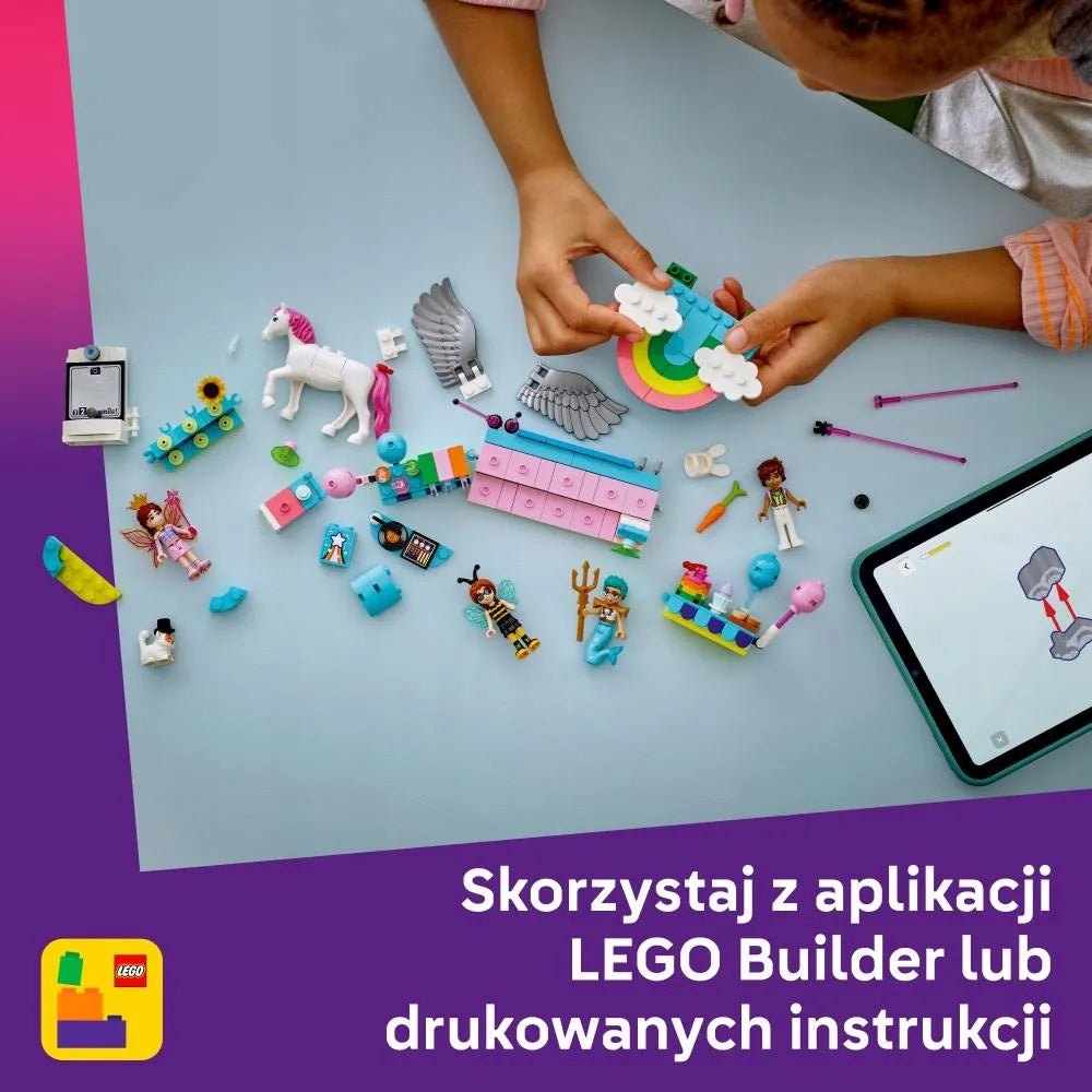 LEGO Friends Persirengėlių vakarėlis su vienaragiu ir fėja 42661