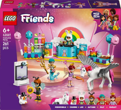 LEGO Friends Persirengėlių vakarėlis su vienaragiu ir fėja 42661