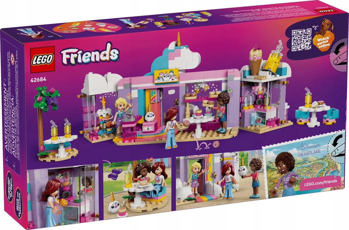 LEGO Friends Vienaragio kavinė vaivorykštės kavinė saldumynai 42684