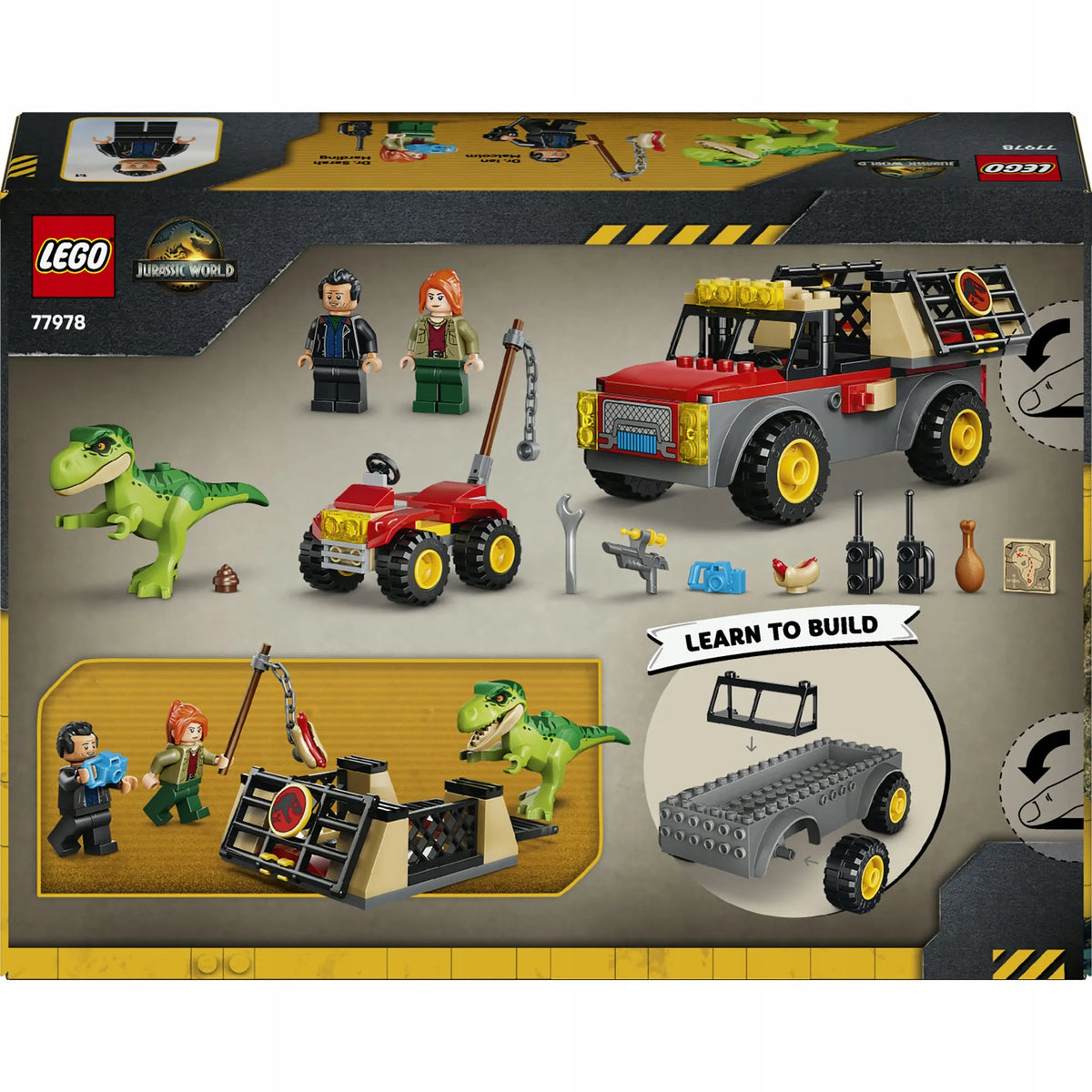 LEGO Jurassic World 77978 jauno tiranozauro transportavimo sunkvežimis