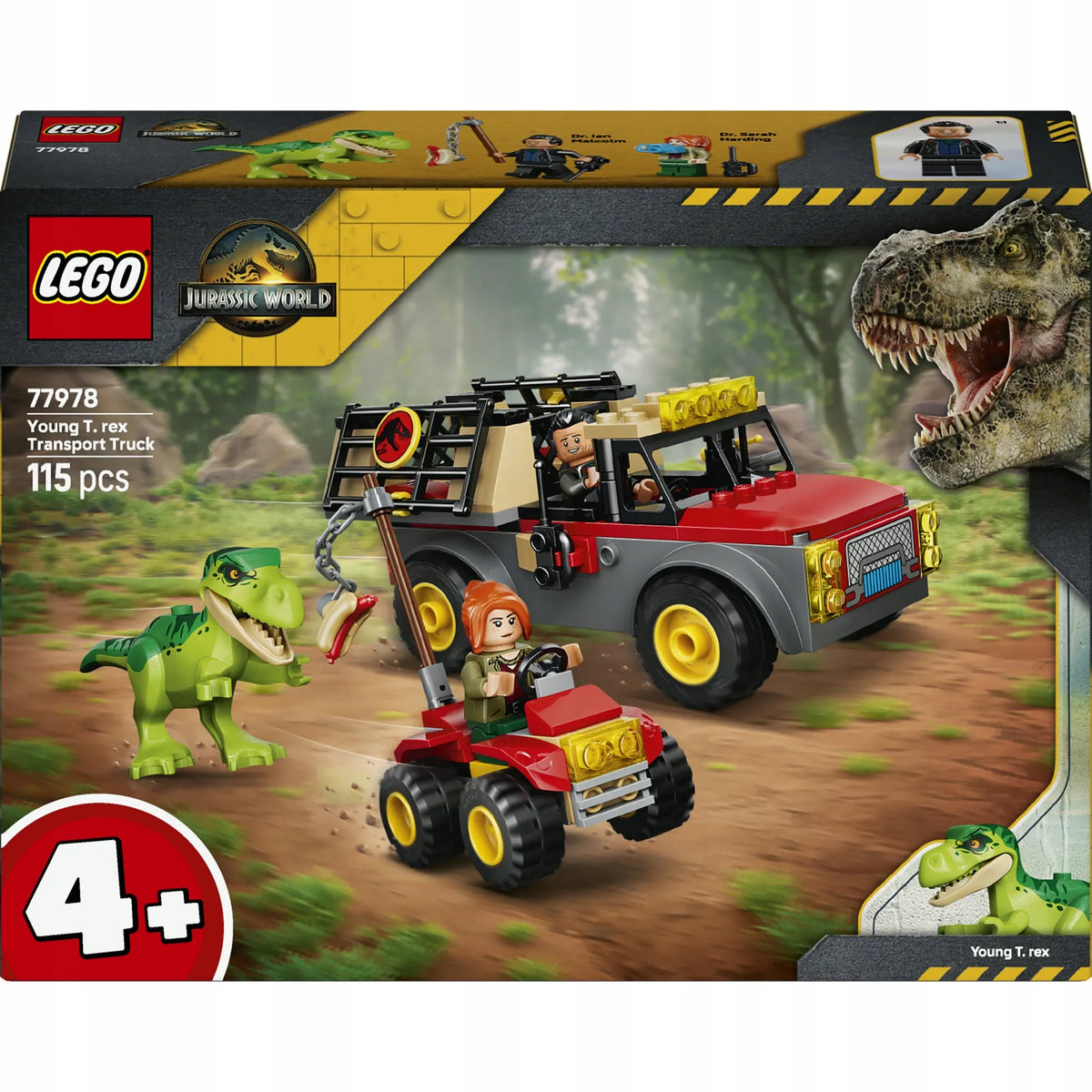 LEGO Jurassic World 77978 jauno tiranozauro transportavimo sunkvežimis