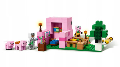 LEGO Minecraft Paršelio namas 21268 – kūrybinis rinkinys vaikams nuo 7 metų