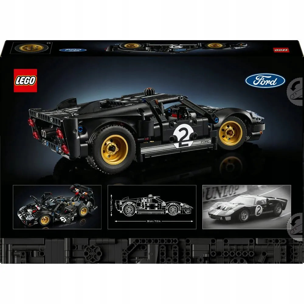 LEGO Technic 1966 Ford GT40 MKII lenktyninis automobilis 42223