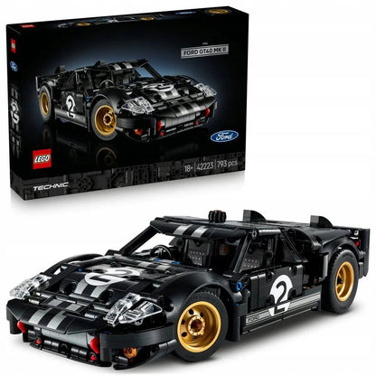 LEGO Technic 1966 Ford GT40 MKII lenktyninis automobilis 42223