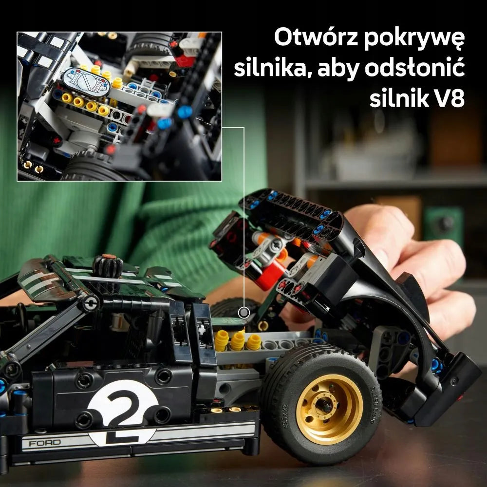 LEGO Technic 1966 Ford GT40 MKII lenktyninis automobilis 42223