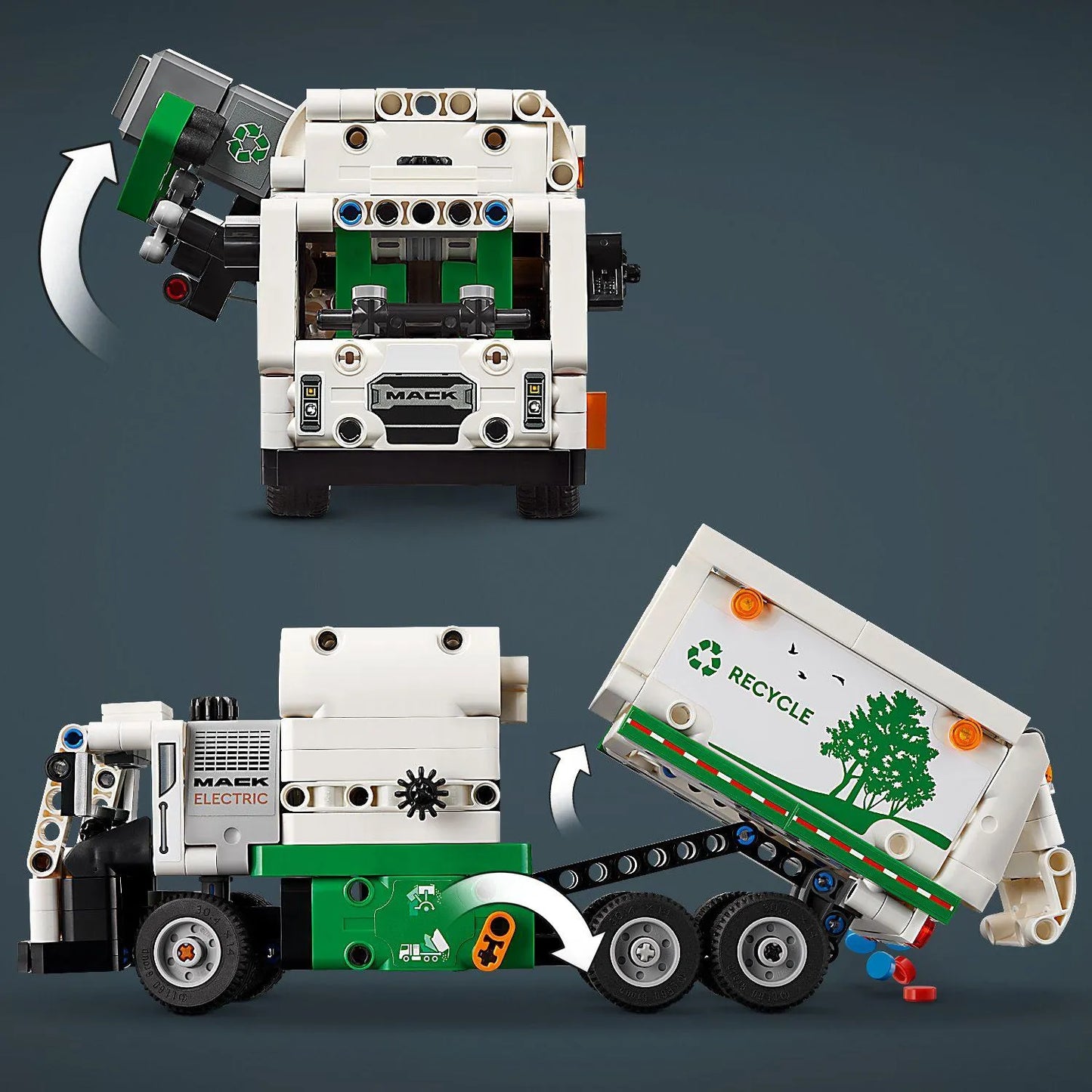 LEGO Technic 42167 Mack LR elektrinis šiukšliavežis