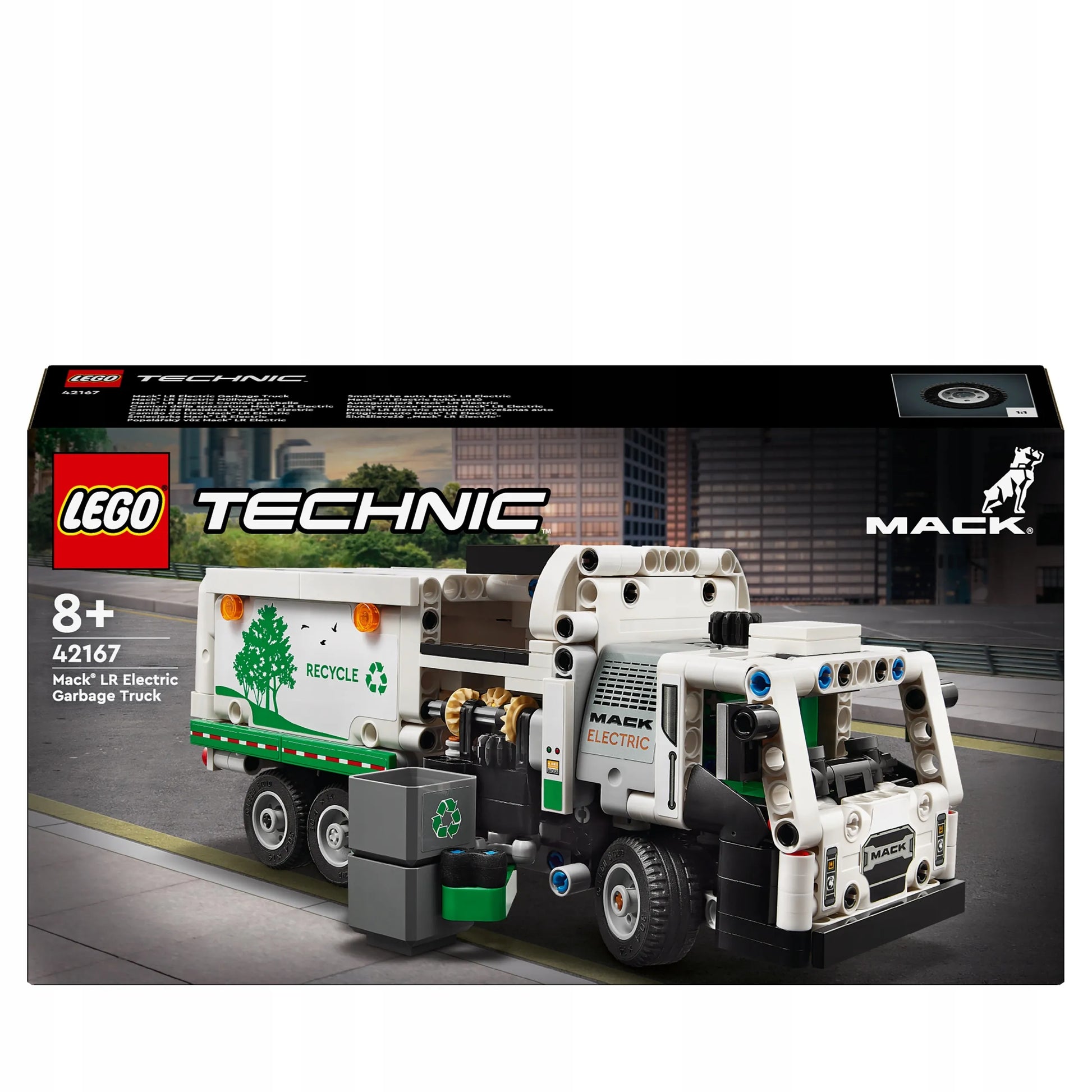 LEGO Technic 42167 Mack LR elektrinis šiukšliavežis
