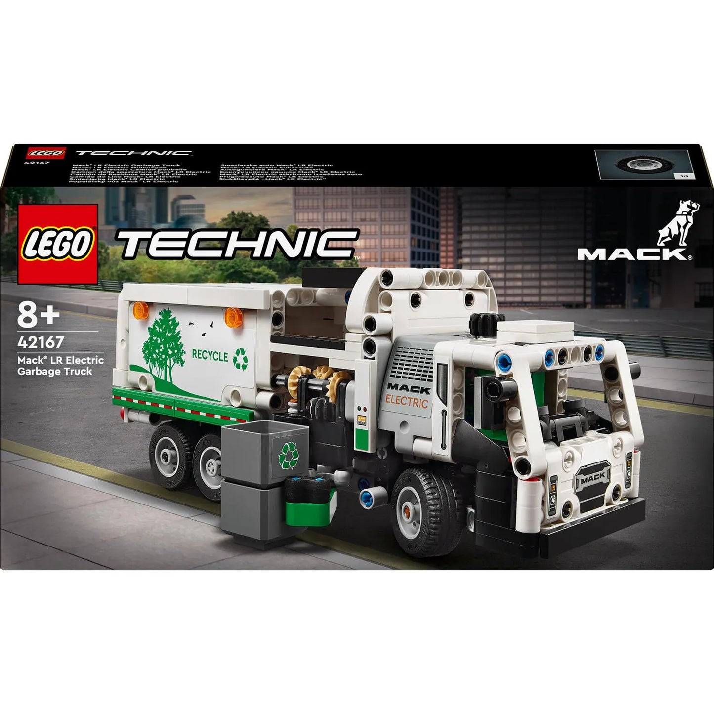 LEGO Technic 42167 Mack LR elektrinis šiukšliavežis