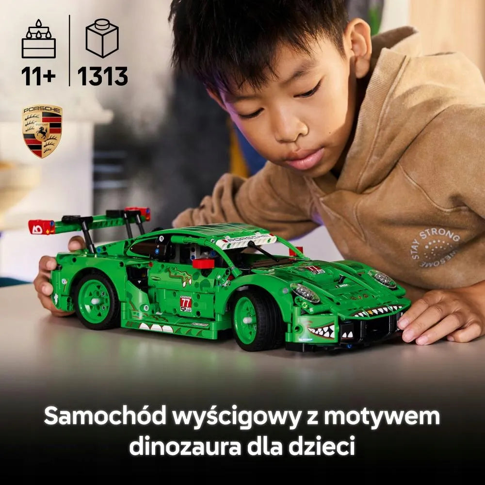 LEGO Technic 42224 „Porsche 911 GT3 R REXY AO Racing“ automobilis
