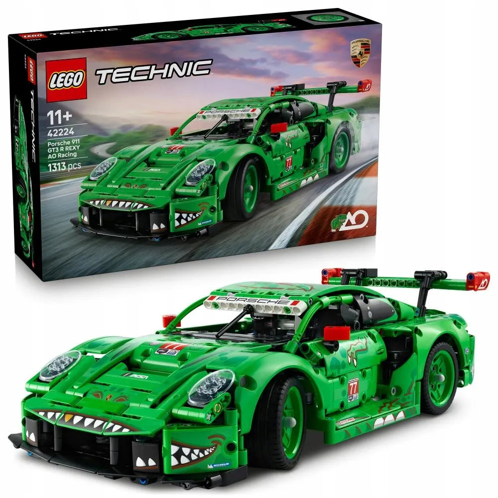 LEGO Technic 42224 „Porsche 911 GT3 R REXY AO Racing“ automobilis
