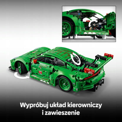 LEGO Technic 42224 „Porsche 911 GT3 R REXY AO Racing“ automobilis