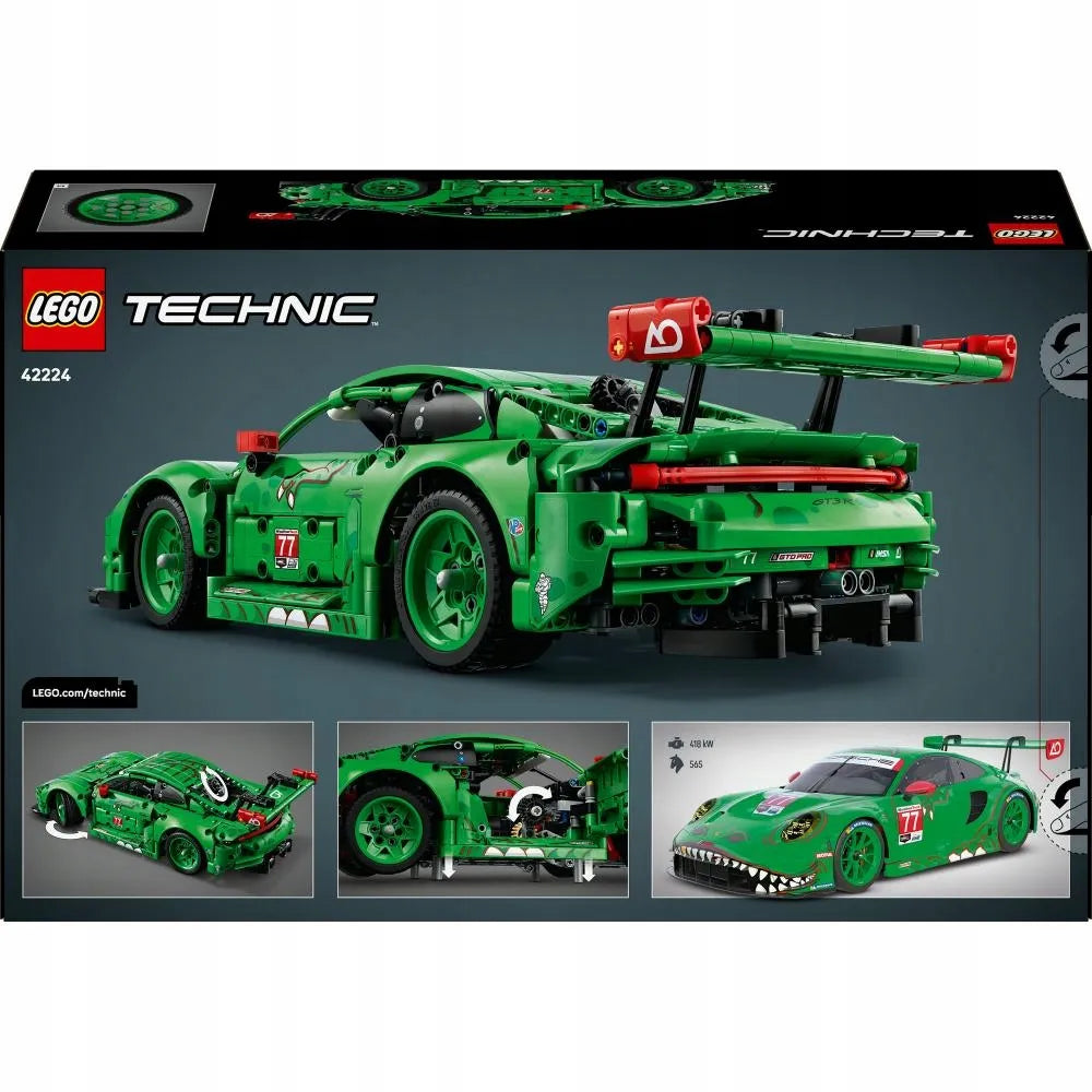 LEGO Technic 42224 „Porsche 911 GT3 R REXY AO Racing“ automobilis