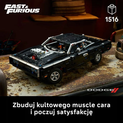 LEGO Technic 42231 automobilis Fast and Furious Dodge Charger R/T