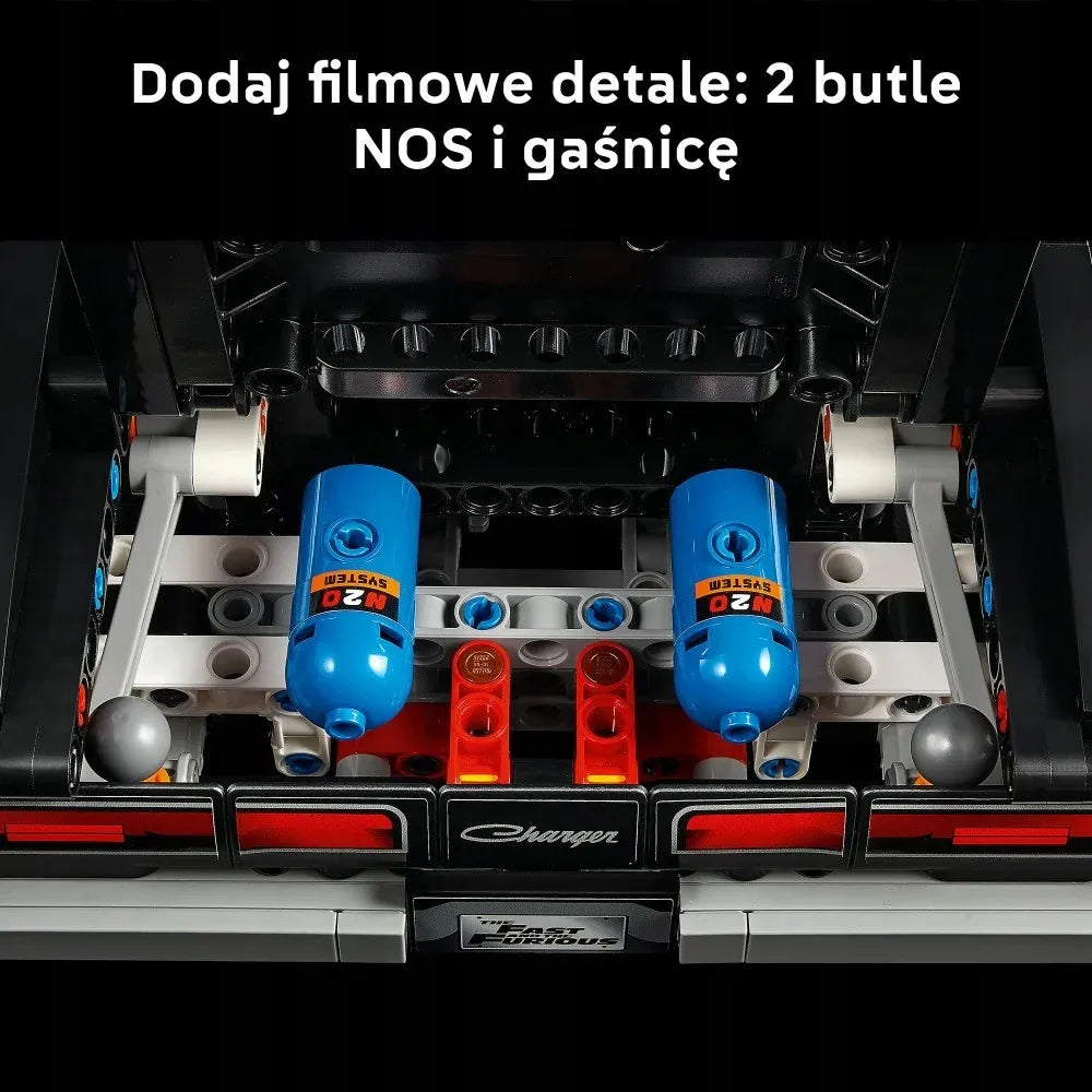 LEGO Technic 42231 automobilis Fast and Furious Dodge Charger R/T