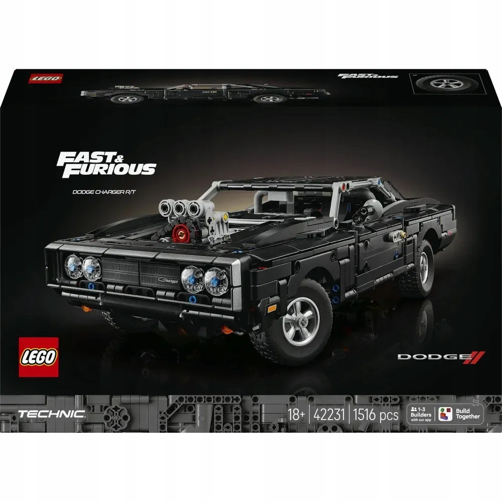 LEGO Technic 42231 automobilis Fast and Furious Dodge Charger R/T