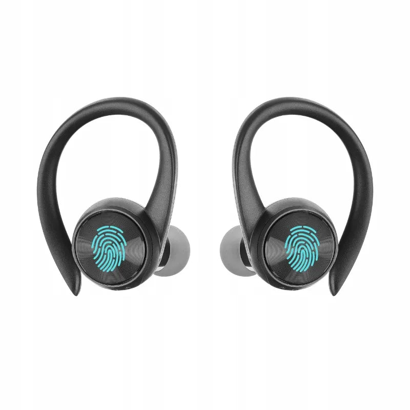 LEMON J92 sportinės belaidės „Bluetooth“ ausinės su įkrovimo dėklu
