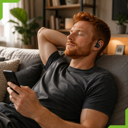 LEMON J92 sportinės belaidės „Bluetooth“ ausinės su įkrovimo dėklu