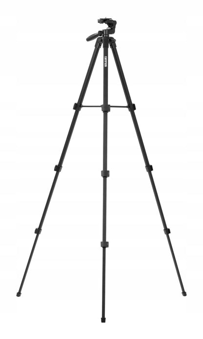 Lengvas fotografinis stovas Camrock CP-530 fotoaparatui ir vaizdo kamerai, nuo 44 iki 149 cm, su dėklu