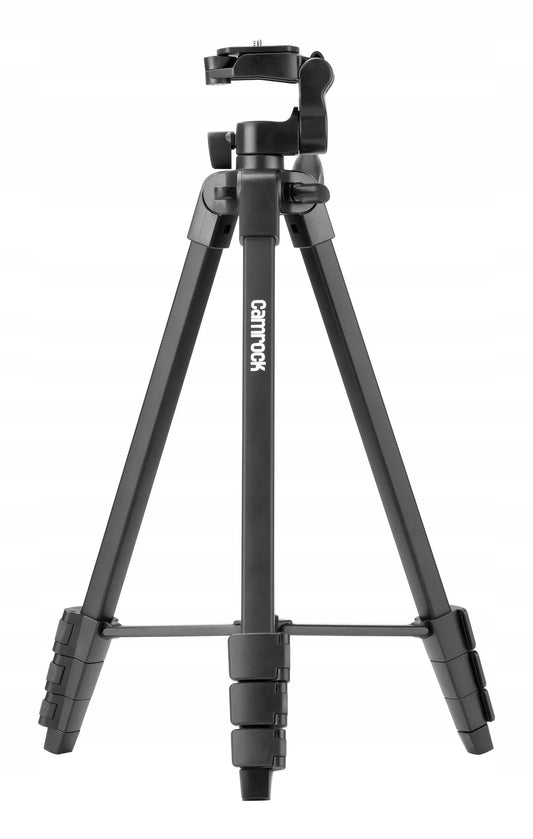 Lengvas fotografinis stovas Camrock CP-530 fotoaparatui ir vaizdo kamerai, nuo 44 iki 149 cm, su dėklu