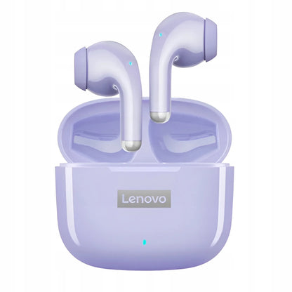 „Lenovo LP40 PRO“ violetinės belaidės ausinės, IPX5, „Bluetooth 5.1“