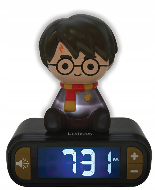 „Lexibook“ žadintuvas su naktine lempute ir „Harry Potter“ garsais
