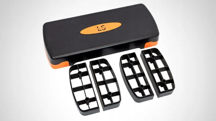Line Sport 3 pakopų reguliuojamas mankštos steperis, 3,2 kg, oranžinis