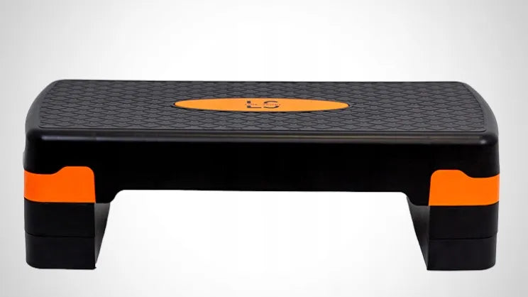 Line Sport 3 pakopų reguliuojamas mankštos steperis, 3,2 kg, oranžinis