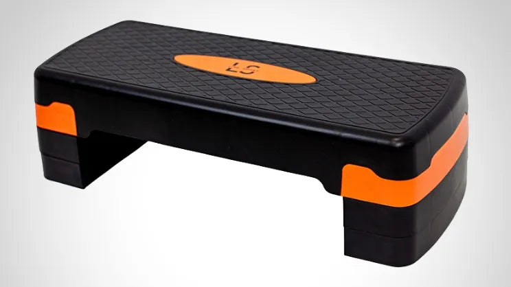 Line Sport 3 pakopų reguliuojamas mankštos steperis, 3,2 kg, oranžinis