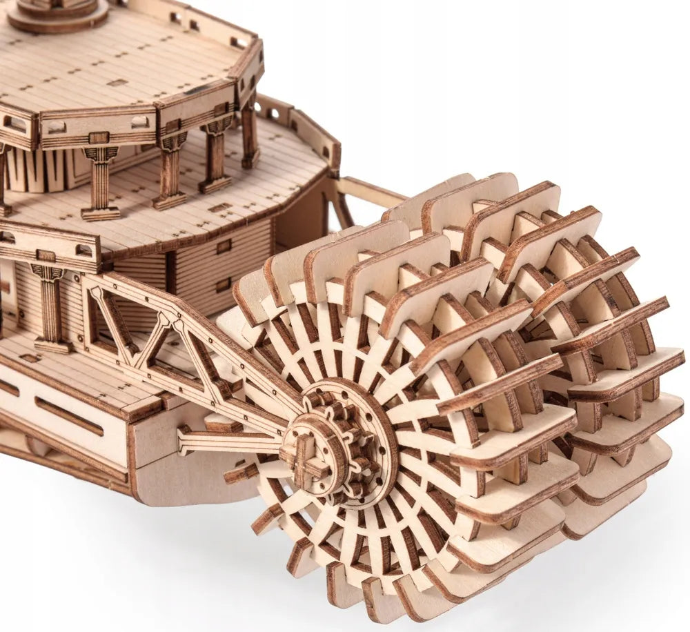 „Little Story“ medinė 3D garlaivio dėlionė – garlaivio modelis dovanai