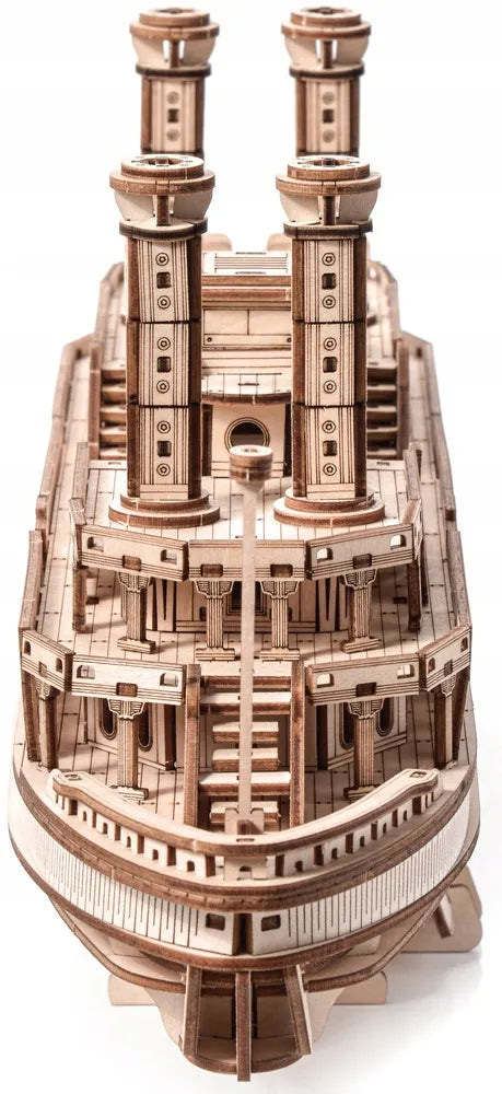 „Little Story“ medinė 3D garlaivio dėlionė – garlaivio modelis dovanai