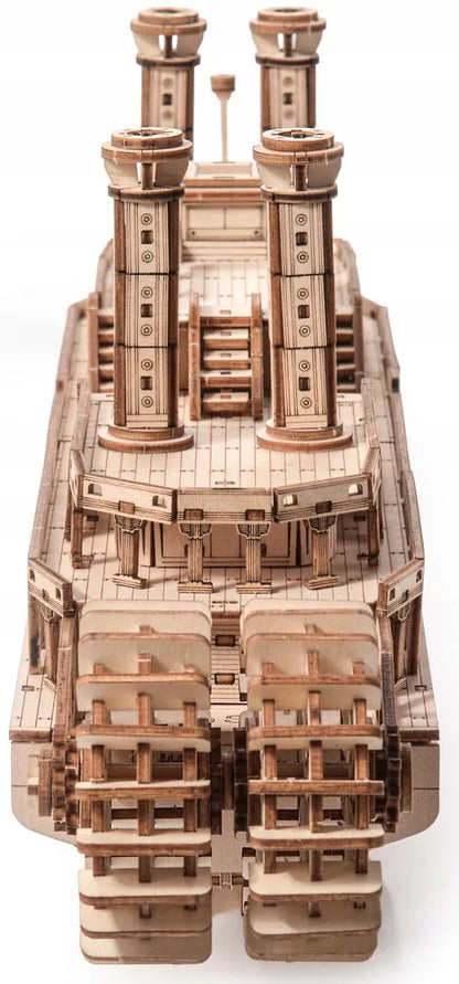 „Little Story“ medinė 3D garlaivio dėlionė – garlaivio modelis dovanai