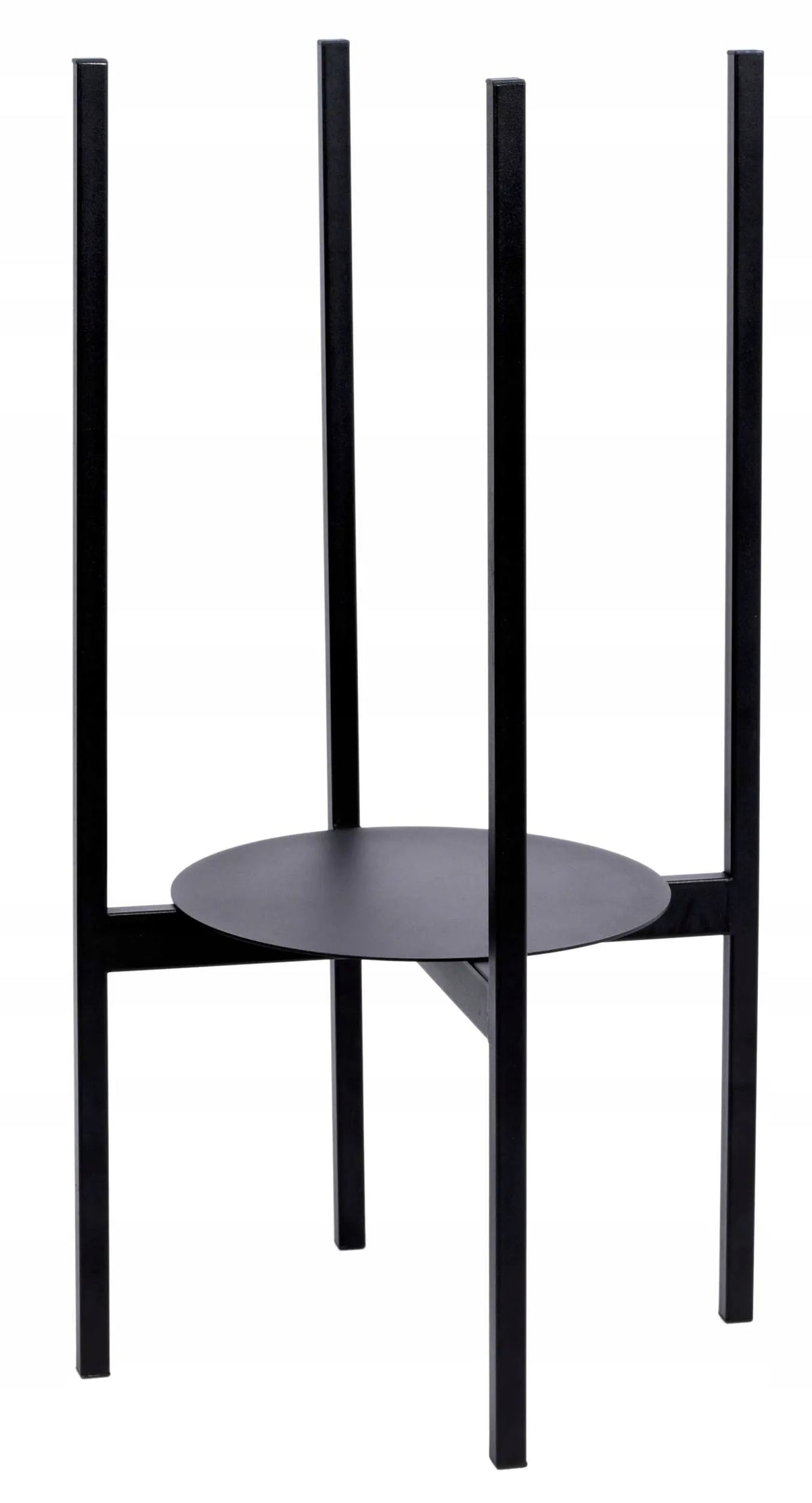 Loftinis pastatomas gėlių stovas Torre, 60 cm, juodas