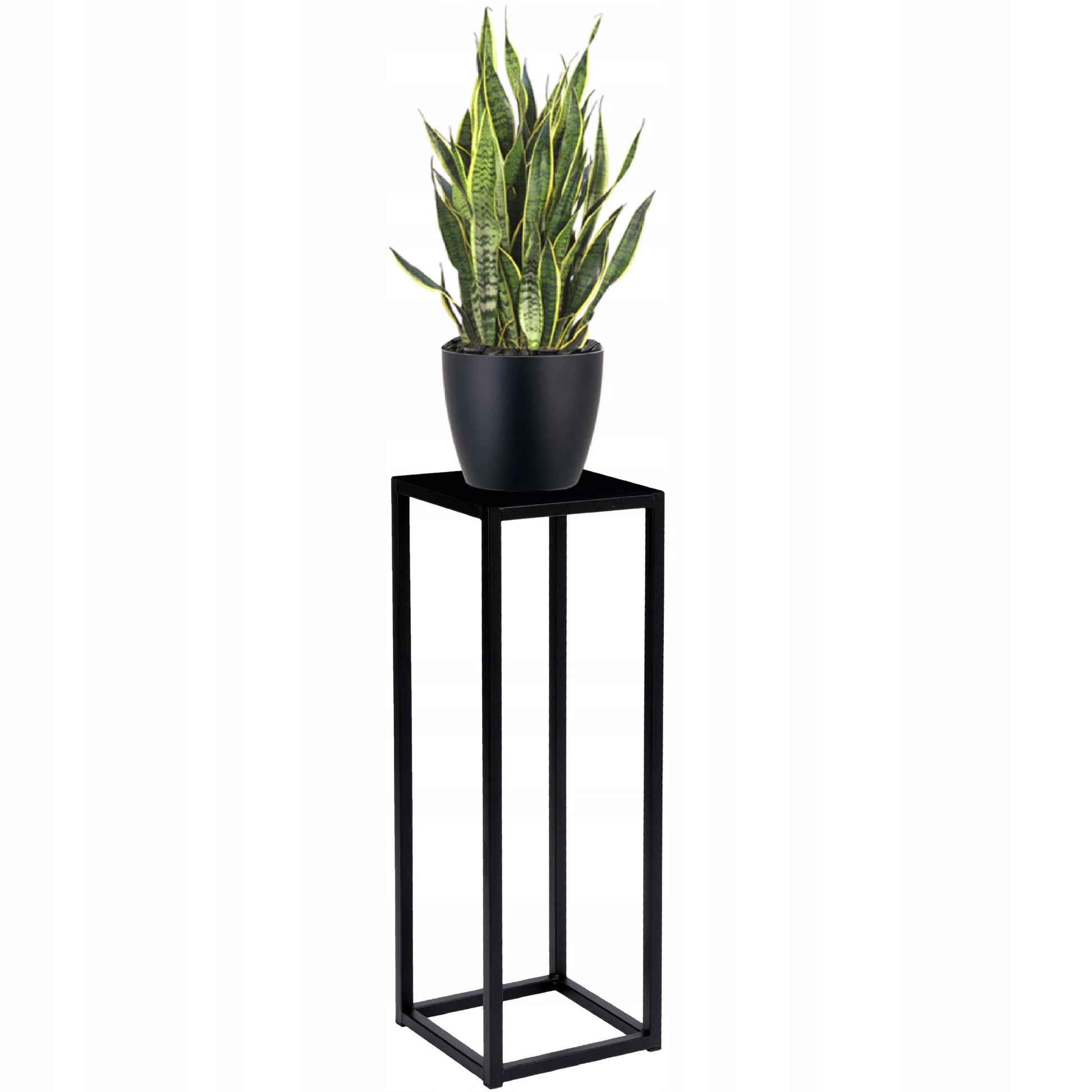 LoftInspired Piatto loft stovas gėlėms, 60 cm, juodas
