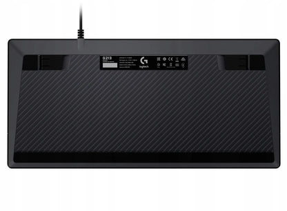 „Logitech Prodigy G213“ klaviatūra, 920-008093, membraninė, USB, US international QWERTY, juoda