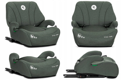 Lorelli Pyxis i-Size 125-150 cm automobilinė kėdutė su ISOFIX jungtimi, 2-in-1 paaukštinta kėdutė