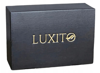 LUXITO FIRST kvadratinės stiklinės viskiui ir kokteiliams 300 ml, 6 vnt. rinkinys