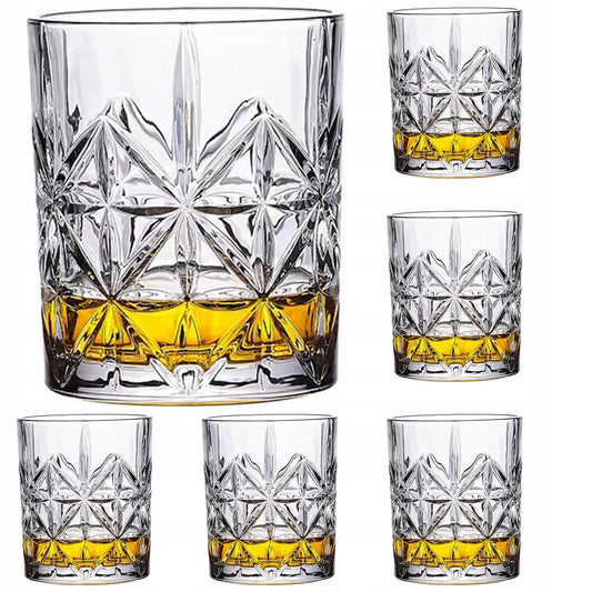 LUXITO Glow viskio stiklinės 320 ml komplektas, 6 vnt.