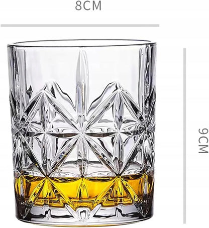 LUXITO Glow viskio stiklinės 320 ml komplektas, 6 vnt.