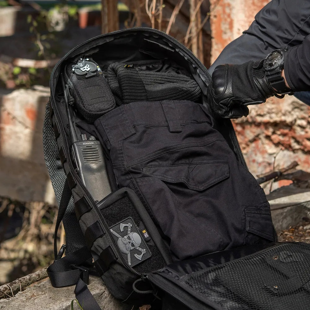 M-Tac Assault Pack taktinė kuprinė, 20 l, juoda